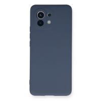 Newface Xiaomi Mi 11 Kılıf Nano içi Kadife Silikon - Gri
