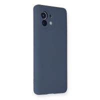 Newface Xiaomi Mi 11 Kılıf Nano içi Kadife Silikon - Gri