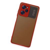 Newface Xiaomi Poco X5 Pro 5G Kılıf Montreal Silikon Kapak - Kırmızı