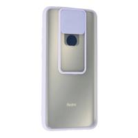 Newface Xiaomi Redmi Note 9 Kılıf Palm Buzlu Kamera Sürgülü Silikon - Lila