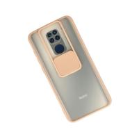 Newface Xiaomi Redmi Note 9 Kılıf Palm Buzlu Kamera Sürgülü Silikon - Pembe