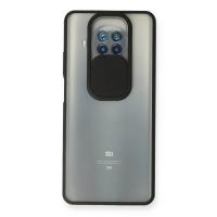 Newface Xiaomi Mi 10T Lite Kılıf Palm Buzlu Kamera Sürgülü Silikon - Siyah