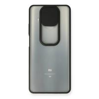 Newface Xiaomi Mi 10T Lite Kılıf Palm Buzlu Kamera Sürgülü Silikon - Siyah