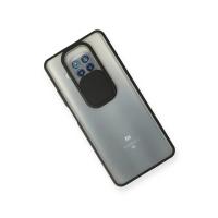 Newface Xiaomi Mi 10T Lite Kılıf Palm Buzlu Kamera Sürgülü Silikon - Siyah