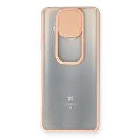 Newface Xiaomi Mi 10T Lite Kılıf Palm Buzlu Kamera Sürgülü Silikon - Pembe