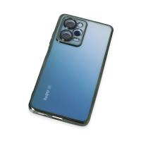 Newface Xiaomi Redmi Note 12 Pro 5G Kılıf Razer Lensli Silikon - Yeşil