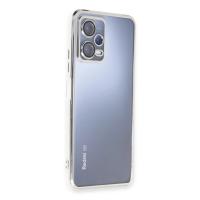 Newface Xiaomi Redmi Note 12 Pro 5G Kılıf Razer Lensli Silikon - Gümüş