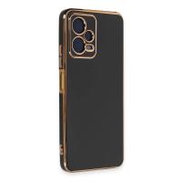 Newface Xiaomi Redmi Note 12 Pro 5G Kılıf Volet Silikon - Siyah