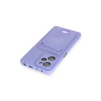 Newface Xiaomi Poco X5 Pro 5G Kılıf Kelvin Kartvizitli Silikon - Lila