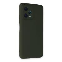 Newface Xiaomi Redmi Note 12 5G Kılıf Nano içi Kadife Silikon - Koyu Yeşil