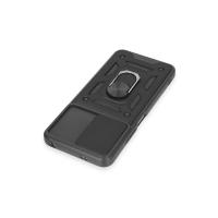 Newface Xiaomi Redmi Note 12 5G Kılıf Pars Lens Yüzüklü Silikon - Siyah