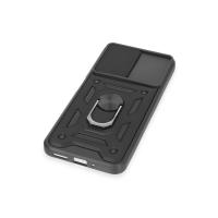 Newface Xiaomi Redmi Note 12 5G Kılıf Pars Lens Yüzüklü Silikon - Siyah