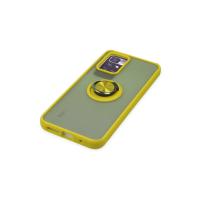 Newface Xiaomi Redmi 10 2022 Kılıf Montreal Yüzüklü Silikon Kapak - Sarı