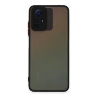 Newface Xiaomi Redmi Note 12S Kılıf Montreal Silikon Kapak - Siyah