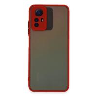 Newface Xiaomi Redmi Note 12S Kılıf Montreal Silikon Kapak - Kırmızı