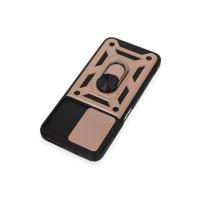 Newface Xiaomi Redmi Note 12S Kılıf Pars Lens Yüzüklü Silikon - Rose Gold