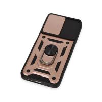 Newface Xiaomi Redmi Note 12S Kılıf Pars Lens Yüzüklü Silikon - Rose Gold