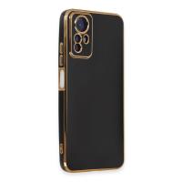 Newface Xiaomi Redmi Note 12S Kılıf Volet Silikon - Siyah