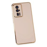 Newface Xiaomi Poco F5 Pro Kılıf Volet Silikon - Pembe