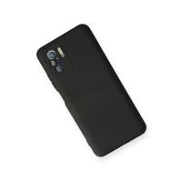 Newface Xiaomi Redmi Note 10 Kılıf Nano içi Kadife Silikon - Siyah