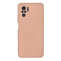 Newface Xiaomi Redmi Note 10 Kılıf Nano içi Kadife Silikon - Pudra
