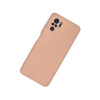 Newface Xiaomi Redmi Note 10 Kılıf Nano içi Kadife Silikon - Pudra