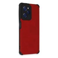 Newface Xiaomi Redmi Note 12 Pro 5G Kılıf Loop Deri Silikon - Kırmızı