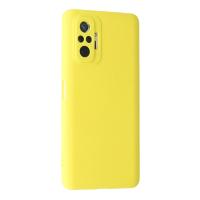 Newface Xiaomi Redmi Note 10 Pro Kılıf Nano içi Kadife Silikon - Sarı