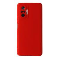 Newface Xiaomi Redmi Note 10 Pro Kılıf Nano içi Kadife Silikon - Kırmızı