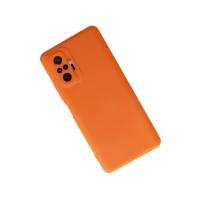 Newface Xiaomi Redmi Note 10 Pro Kılıf Nano içi Kadife Silikon - Turuncu
