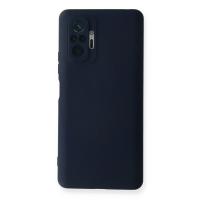 Newface Xiaomi Redmi Note 10 Pro Kılıf Nano içi Kadife Silikon - Lacivert