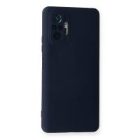 Newface Xiaomi Redmi Note 10 Pro Kılıf Nano içi Kadife Silikon - Lacivert