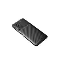 Newface Xiaomi Poco F3 Kılıf Auto Focus Karbon Kapak - Siyah