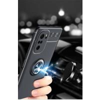 Newface Xiaomi Poco F3 Kılıf Range Yüzüklü Silikon - Kırmızı