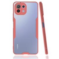 Newface Xiaomi Mİ 11 Lite Kılıf Platin Silikon - Pembe