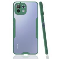 Newface Xiaomi Mİ 11 Lite Kılıf Platin Silikon - Yeşil