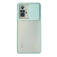 Newface Xiaomi Redmi Note 10 Pro Kılıf Palm Buzlu Kamera Sürgülü Silikon uaz