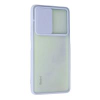 Newface Xiaomi Redmi Note 10 Pro Kılıf Palm Buzlu Kamera Sürgülü Silikon - Lila