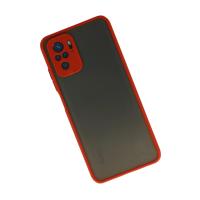 Newface Xiaomi Redmi Note 10 Kılıf Montreal Silikon Kapak - Kırmızı