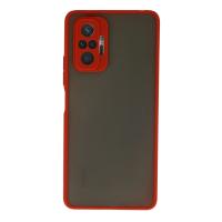 Newface Xiaomi Redmi Note 10 Pro Kılıf Montreal Silikon Kapak - Kırmızı