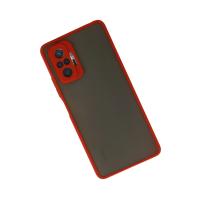 Newface Xiaomi Redmi Note 10 Pro Kılıf Montreal Silikon Kapak - Kırmızı