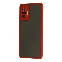 Newface Xiaomi Redmi Note 10 Pro Kılıf Montreal Silikon Kapak - Kırmızı