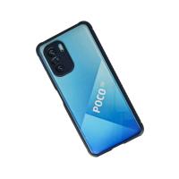 Newface Xiaomi Poco F3 Kılıf Miami Şeffaf Silikon - Lacivert