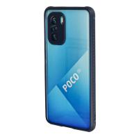 Newface Xiaomi Poco F3 Kılıf Miami Şeffaf Silikon - Lacivert