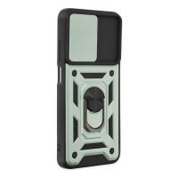 Newface Xiaomi Redmi 10 2022 Kılıf Pars Lens Yüzüklü Silikon - Yeşil