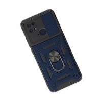 Newface Xiaomi Redmi 10C Kılıf Pars Lens Yüzüklü Silikon - Lacivert