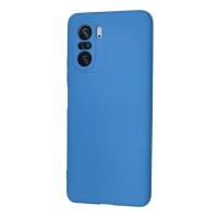 Newface Xiaomi Poco F3 Kılıf Nano içi Kadife Silikon - Mavi