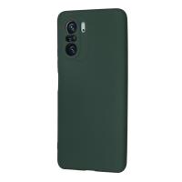 Newface Xiaomi Poco F3 Kılıf Nano içi Kadife Silikon - Koyu Yeşil