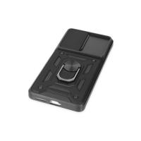 Newface Xiaomi Mi 11T Pro Kılıf Pars Lens Yüzüklü Silikon - Siyah