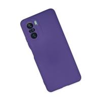 Newface Xiaomi Poco F3 Kılıf Nano içi Kadife Silikon - Mor